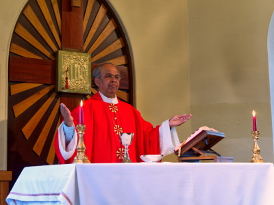 Father Bala Celebrating Mass