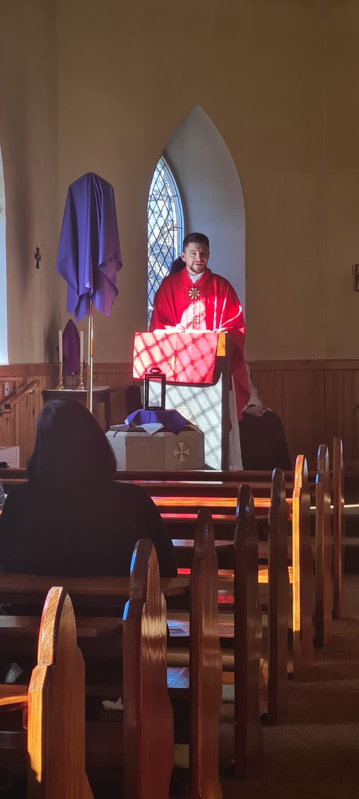 Fr Chris Doig visit Easter 2024