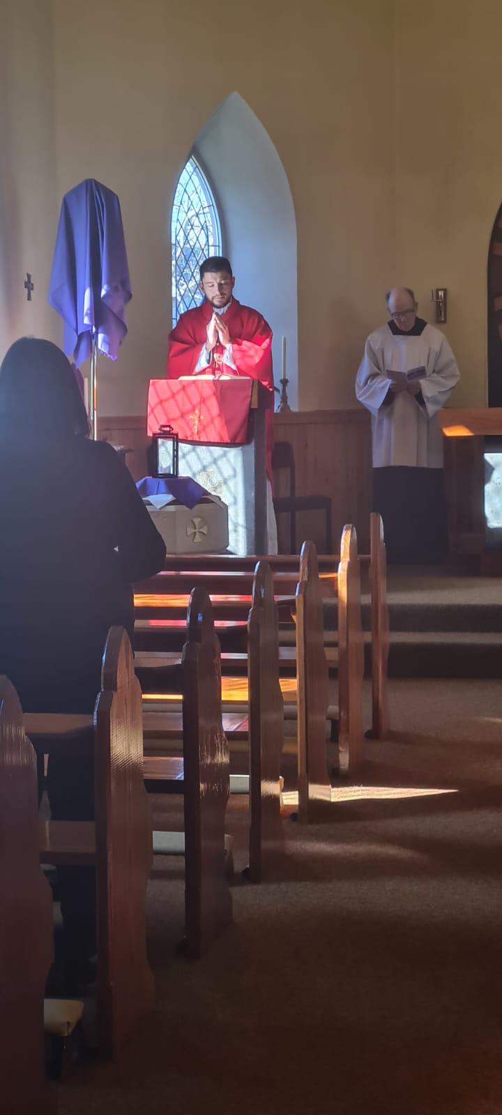 Fr Chris Doig visit Easter 2024